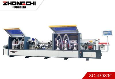 China ZC-450Z3C Máquina automática de cinta de madera con banda de borde con impresión de transferencia de ranuras en venta