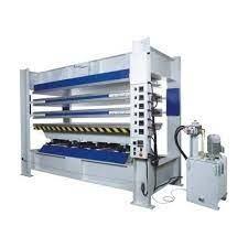 China PLC Control Plywood Press Machine 7.5KW Hydraulic Hot Press Machine For Plywood for sale