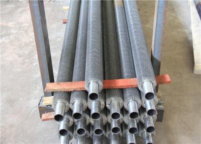 China Longitudinal Square Boiler Fin Tube Extruded Embedded Type Heat Exchanger Support for sale