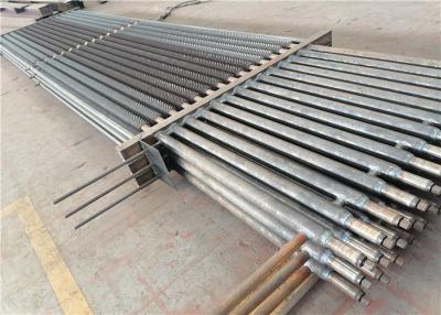 China Ash Removal Serrated Spiral Tube  Carbon Steel Corrosion Resistance for sale