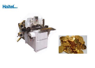China Automatic Coin Shape Chocolate Packaging Machine With Hydraulic Pressure Set for sale