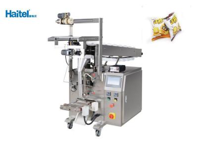 China Small Vertical Flow Wrapper , Industrial Puff Packing Machine Stable Performance for sale