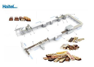 China Commerical Protein Bar Making Machine , Reliable Chocolate Enrobing Machine for sale