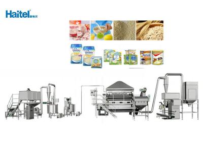 Chine Flocons d'avoine complètement automatiques de blé de céréale de farine d'avoine faisant la ligne de cerelac de machine à vendre