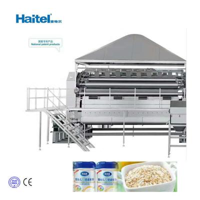 China Automatic Oatmeal Oat Flakes Baby Food Production Line 15kw for sale