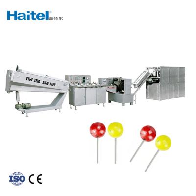 China Die Forming Ball Lollipop Candy Making Machine 3.5kw Rod Insertion for sale