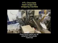 flat chocolate aluminum foil wrapping machine