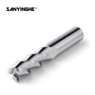 China 2 Flute Tungsten Carbide Square End Mill Flat Milling Cutter For Aluminum Alloy for sale