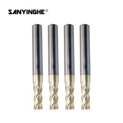 China 4 Flute Solid Carbide Flat End Mill CNC Milling Cutters for sale