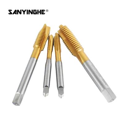 China Titanium Plated Cobalt Pipe Thread Tap Set Apex Tap M1-M20 Stainless Steel for sale