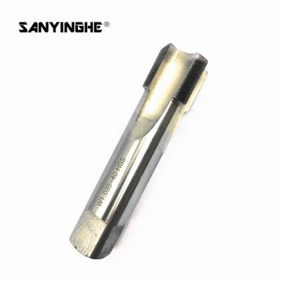 China Cylindrical Thread Tapping Tool Compound Tap Straight Fluted Spiral Cobalt  2 Inch Pipe Tap for sale