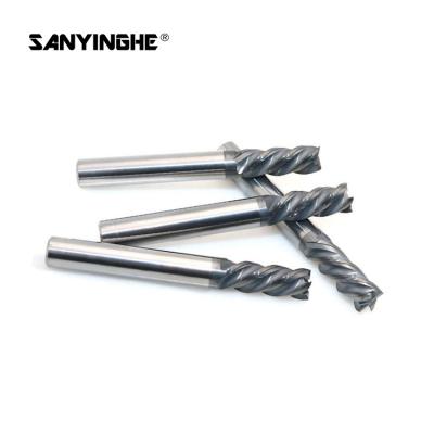 China 4mm Solid Carbide End Mills  50Lx4F Ball Nose Milling Cutter HRC45 HRC55 HRC60 HRC65 for sale