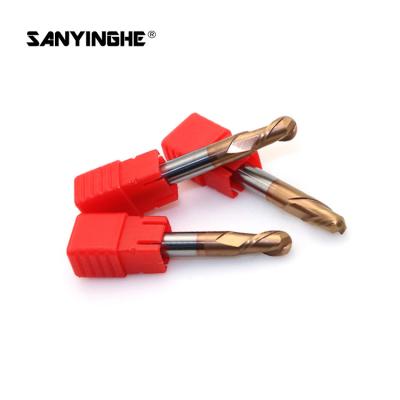 China HRC58 Ball Nose End Mills for sale