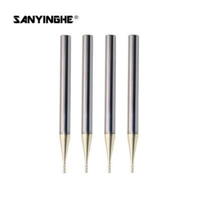 China HRC55 Aluminum End Mills Milling Cutter CNC Carbide Micro End Mill 3 4 Flute for sale