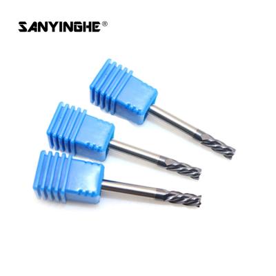 China Square 4 Flute Cnc Machine Cutting Tool Carbide Milling Cutter 3mm End Mills for sale