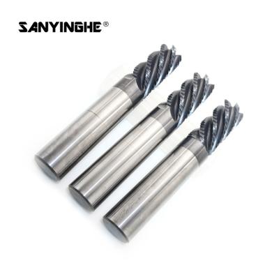 China Hardness Roughing Corner Radius End Mills 6 Flute End Mills For CNC Metal Milling Machining for sale