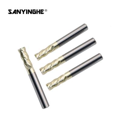China HRC63 Carbide Corner Radius End Mill 4 Flute End Mill Cutter for sale