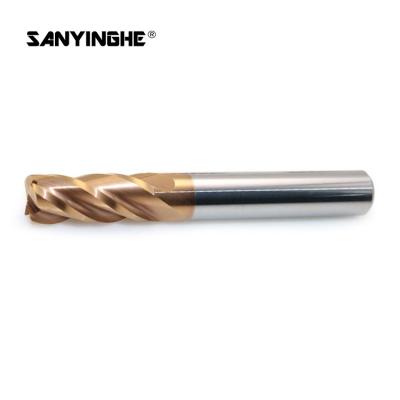 China Flat CNC Carbide Square End Mill Milling Cutter 20mm For Stainless Steel for sale