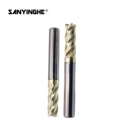 China HRC63 Tungsten Carbide End Mill 2 3 4 Flute CNC Machine Tool for sale