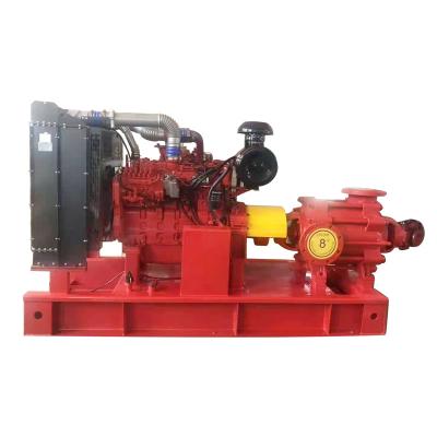 China Diesel fire pump XBC-D  horizontal multi-stage centrifugal  fire pumps for sale