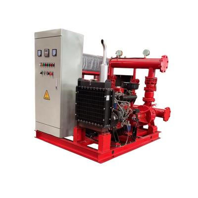 China Fire fighting water pump diesel fire pump Horizontal Single Stage Electric Drive Fire Pump for sale