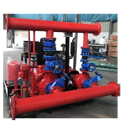 China Dual engine fire pump Mounted Fire Fighting System Equipment Fire Fighting Pump Price List for sale