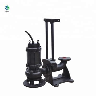 China Simplex Type Elevator Sump Pit Pump Non Clog Portable Submersible pump for sale