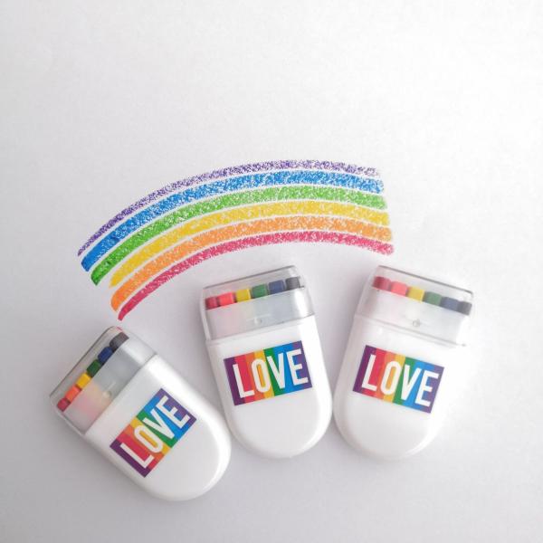 Quality LGBT Rainbow Body Painting Supplies FanBrush for Gay Pride Celebrations for sale