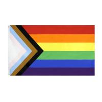 Quality Rainbow Flag Polyester LGBTQ Flags Gay and Bisexual Suitable for Any Terrace for sale