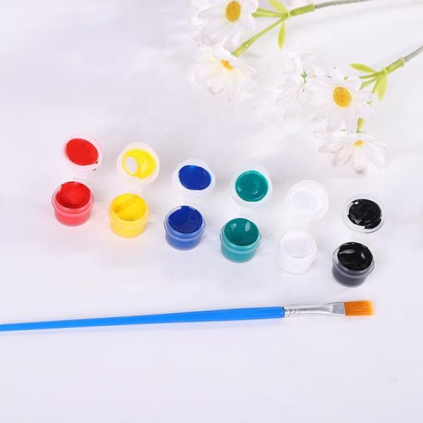 Quality 3ml Acrylic Paint Colors Brush Sets for Kids Adults Artists Canvas Crafts Wood Painting for sale