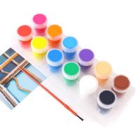 Quality 6/12 Colors 20ML Acrylic Color Paint Set 0.7 fl.oz Paint Pots for Arts Crafts for sale