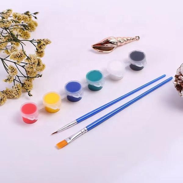 Quality 3ml Acrylic Paint Colors Brush Sets for Kids Adults Artists Canvas Crafts Wood for sale