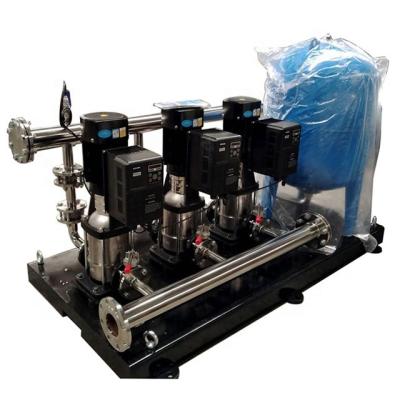 China DUPLEX CONSTANT PRESSURE SYSTEM Booster Pumps set for Treated water for water treatment station reverse osmosis. for sale