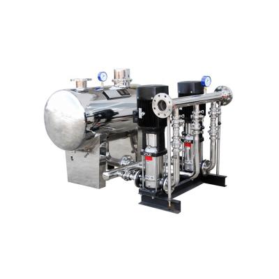 China Stainless Steel Multistage Centrifugal Pump Non-negative Pressure Water Supply Pump System Manufactory for sale