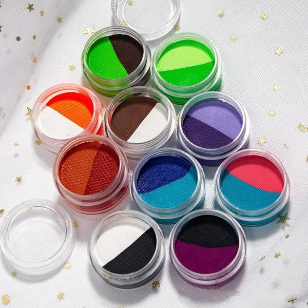 Quality Rainbow Makeup Eyeliner Cream Face Paint Proof Eyeliner Gel Set Parties Cosplay for sale