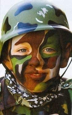 Quality 3 Color Camo Face Paint Stick Compact Camouflage Concealment Body Painting for for sale