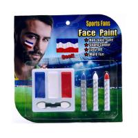 Quality Fan Face Paint Pens Flags Brush Set with Crayon for Sport Football Competitive for sale