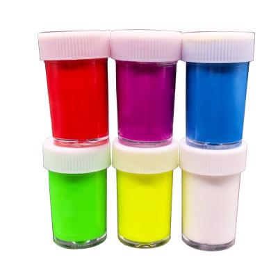 China 8 Neon Fluorescent Glow Face Paint Colors UV Body Painting Supplies Bright Glowing Makeup for Festivals for sale