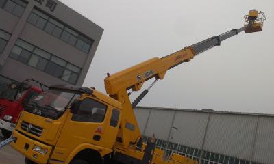 China Boom Lift Truck XZJ5066JGK used for reaching up and over machinery for sale