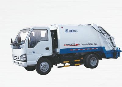 China Camión del compresor de la basura, uno mismo que descarga los camiones de basura posteriores del cargador, envase desmontable del cargamento posterior XZJ516lZYSA4 en venta