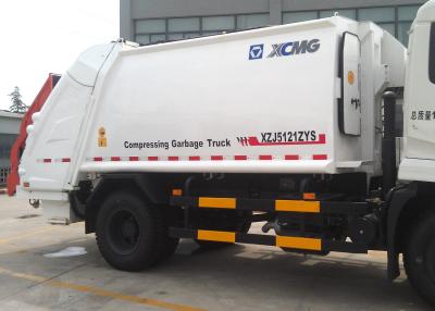 Chine Camion de compacteur de déchets de chargeur d'arrière de XZJ5121ZYS 9.6m3, véhicule hydraulique de collecte des déchets avec le récipient détachable à vendre