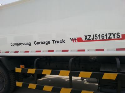 China Camión del compresor de la basura, envase desmontable del cargamento posterior XZJ516lZYSA4 en venta