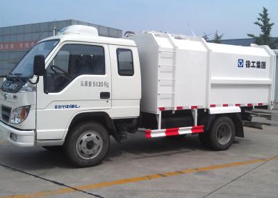China Uno mismo que descarga el camión lateral 3tons XZJ5072ZYS del compresor de la basura del cargador en venta