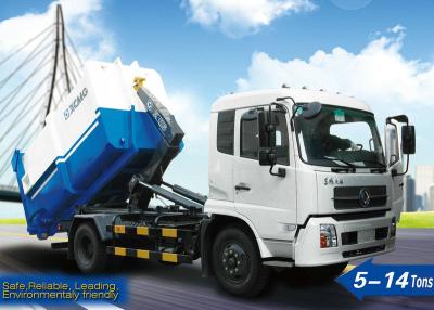 China Hooklift Truck, 6tons Garbage trucks XZJ5121ZXX for loading, unloading, and transport street garbage for sale