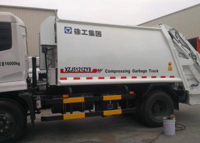 China XZJ5121ZYS 9.6m3 Rear Loader Garbage Truck, Hydraulic waste collection vehicle with detachable container for sale