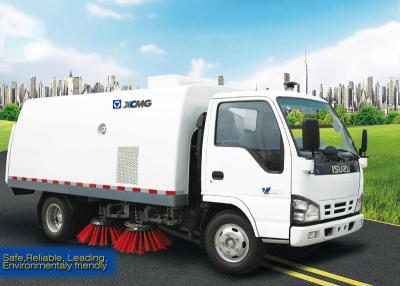 China Kehrmaschine-LKW XZJ5060TSL der Straßen-5m3 für Schleifenstraße/-pflasterung, -sog und -automatisches entladen den Abfall zu verkaufen