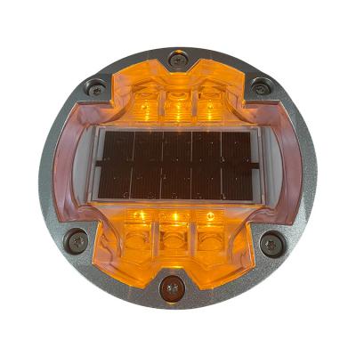 China IP68 Embedded Solar Powered Road Studs Aluminium Shell Underground Solar Light for sale