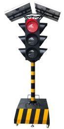 China High Visibility 160W 18V Solar Powered Traffic Lights Metal for sale