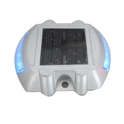 China LED Waterproof Blue 2V 100MA Solar Road Stud Light For Highway for sale