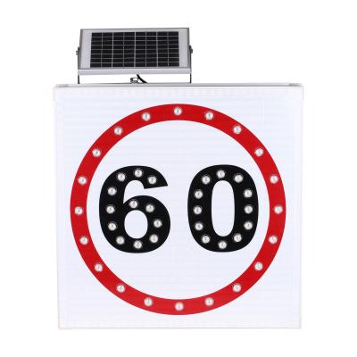 China CE Approval 5mm LED Solar Powered Street Signs , Aluminum Traffic Signs for sale